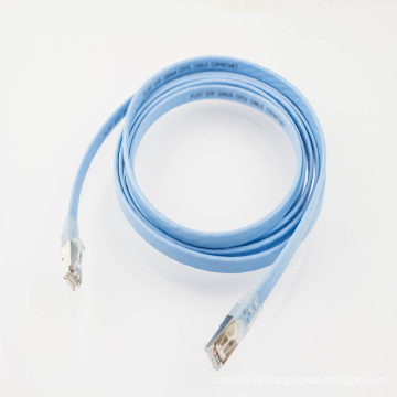 RJ45 32awg SSTP Cat6a flaches Patchkabel
